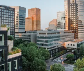 Zuidas, Amsterdam skyline